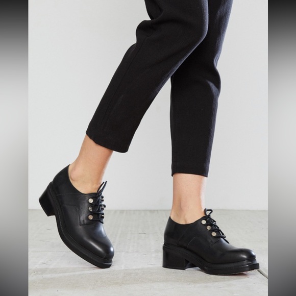 Miista Carey leather lace up shoe boot black - Picture 4 of 7